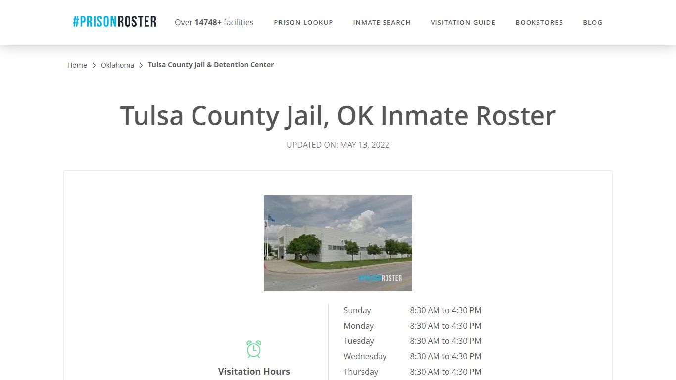 Tulsa County Jail, OK Inmate Roster